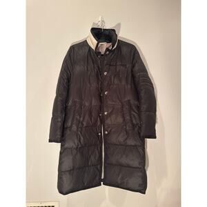 Thom Browne Long Down Puffer Coat - Size 2 - Black with Signature Striped Lining
